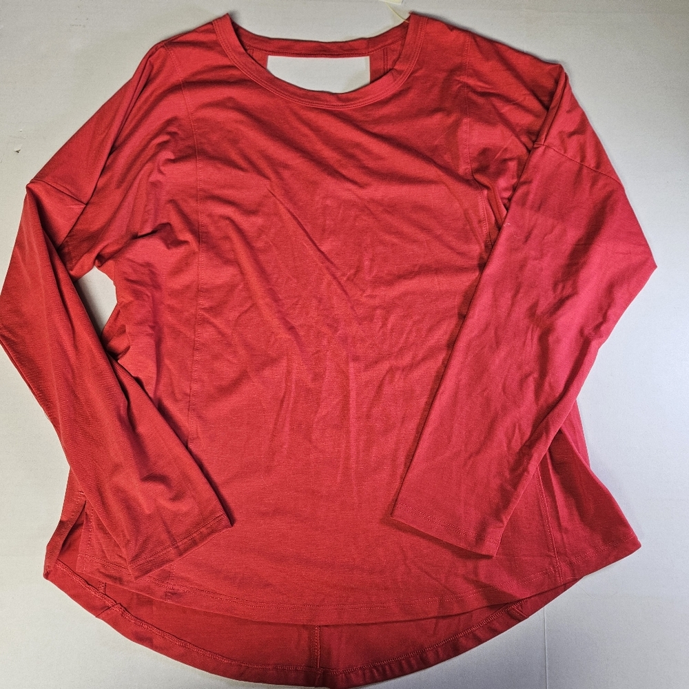 All In Motion Small Athletic Women's Red Long Sleeve Top‎